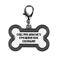 Call My Dad He's Freaking Out Pet Tag